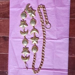 Vintage sun/moon/star belt